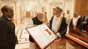 Prime Minister Narendra Modi was on Thursday conferred with the Order of Oman, the Sultanate’s highest civilian distinction, by Sultan Haitham bin Tarik, recognising his role in deepening bilateral ties between India and Oman.