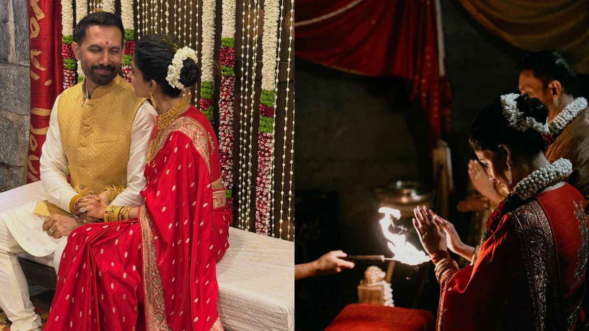 Actress Samantha Ruth Prabhu has tied the knot with director Raj Nidimoru in a private Coimbatore ceremony. (Image source: Shilpa Reddy/Instagram) Actress Samantha Ruth Prabhu has tied the knot with director Raj Nidimoru in a private Coimbatore ceremony. (Image source: Shilpa Reddy/Instagram)