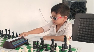 Indian chess player Sarwagya Singh Kushwaha