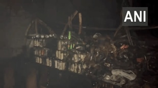 ftermath of the fire that broke out at a restaurant in North Goa (ANI video screengrab)