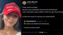 ‘You wish you were white,’ Indian-origin influencer Priya Patel slammed as she demands ‘America for Americans’