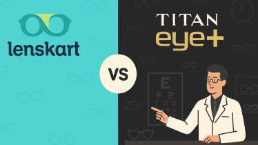 Lenskart vs Titan Eyewear Q2 FY26 results comparison India
