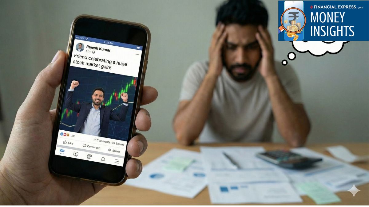 FOMO & the comparison trap: How to build an investing system that outsmarts your emotions. (Image Source: Gemini)