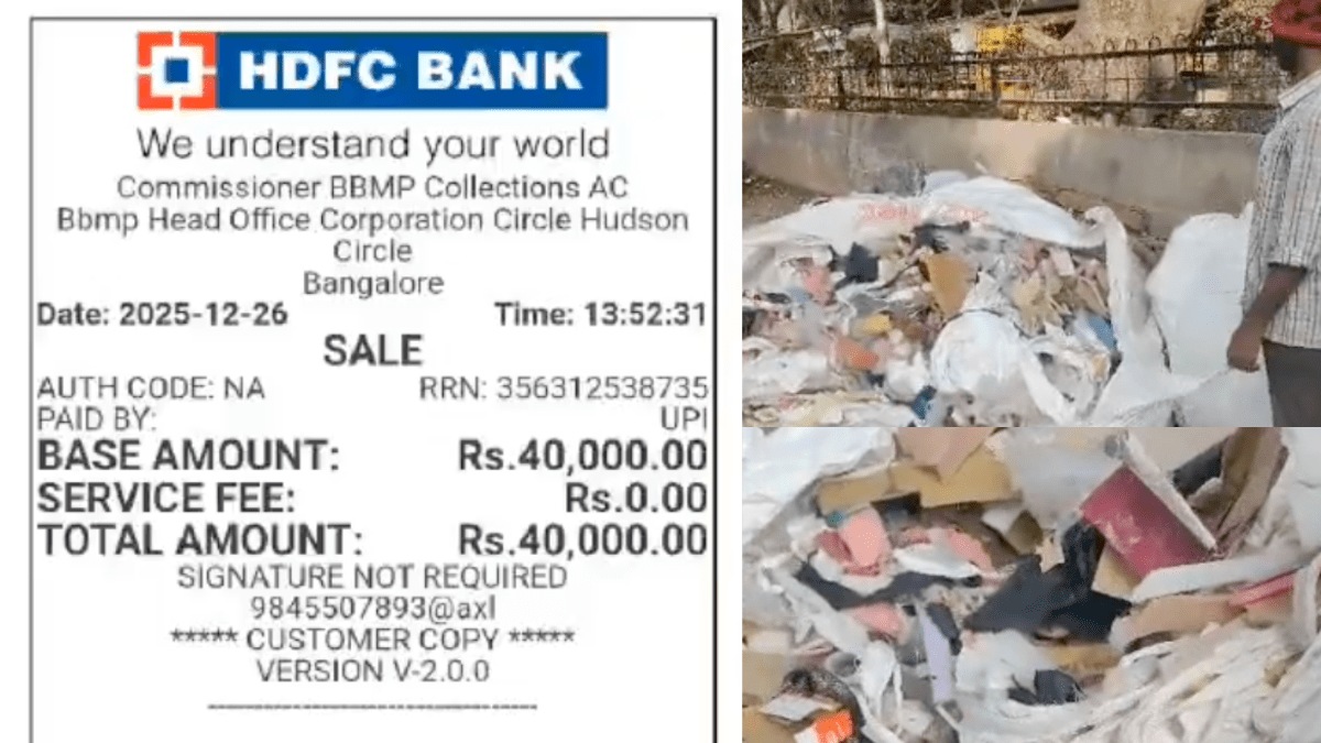 The Bengaluru South City Corporation, in a social media post, detailed the action taken against those found to have blatantly violated civic and environmental norms.