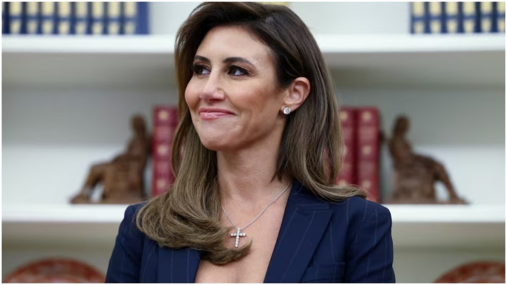 Alina Habba attends her swearing-in ceremony as interim U.S. Attorney for the District of New Jersey, in the Oval Office at the White House in Washington, D.C (Image source: Reuters)