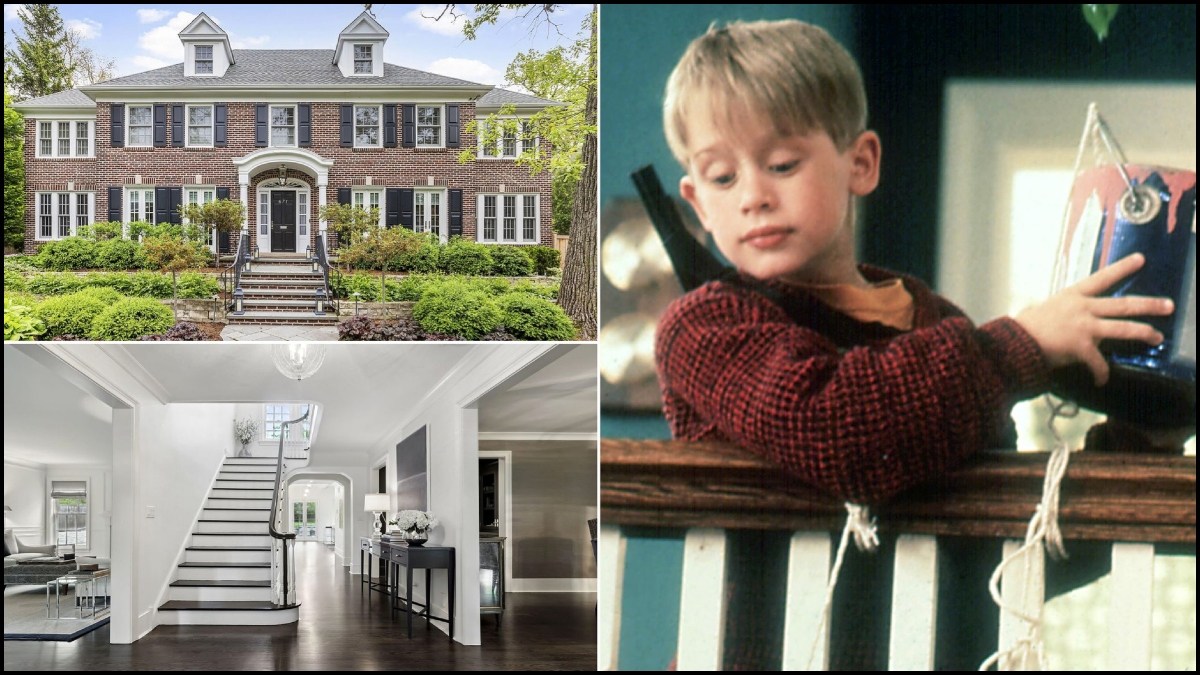 Home Alone house restored to 1990s look
