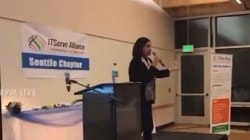 ‘Two of his three wives are immigrants’: Woman’s anti-Trump rant at a IT union’s meet goes viral