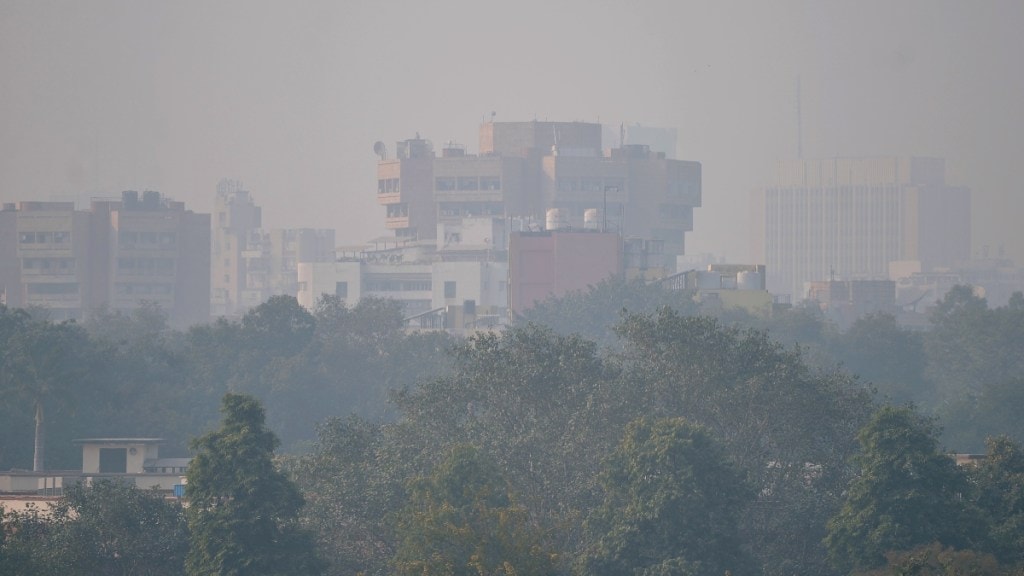 Delhi chokes under thick smog as air quality reaches 397; airport issues advisory - Check-area wise AQI levels Delhi chokes under thick smog as air quality reaches 397; airport issues advisory - Check-area wise AQI levels