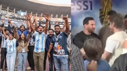 Lionel Messi India GOAT Tour 2025 LIVE: Messi meets Shah Rukh Khan, unveils 70-foot statue in Kolkata; celebrations underway