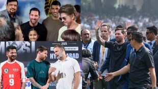 Lionel Messi meets Shah Rukh Khan, Rahul Gandhi, plays football with CM Revanth Reddy on day 1 of GOAT tour