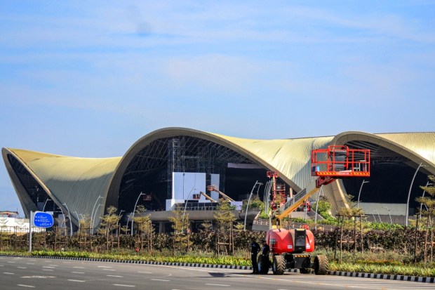 A view of the Navi Mumbai International Airport ahead of the launch of its first passenger flight operations. (Image source: PTI)