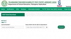 TS TET hall ticket 2026: Admit card to be released today - Check steps to download at tgtet.aptonline.in