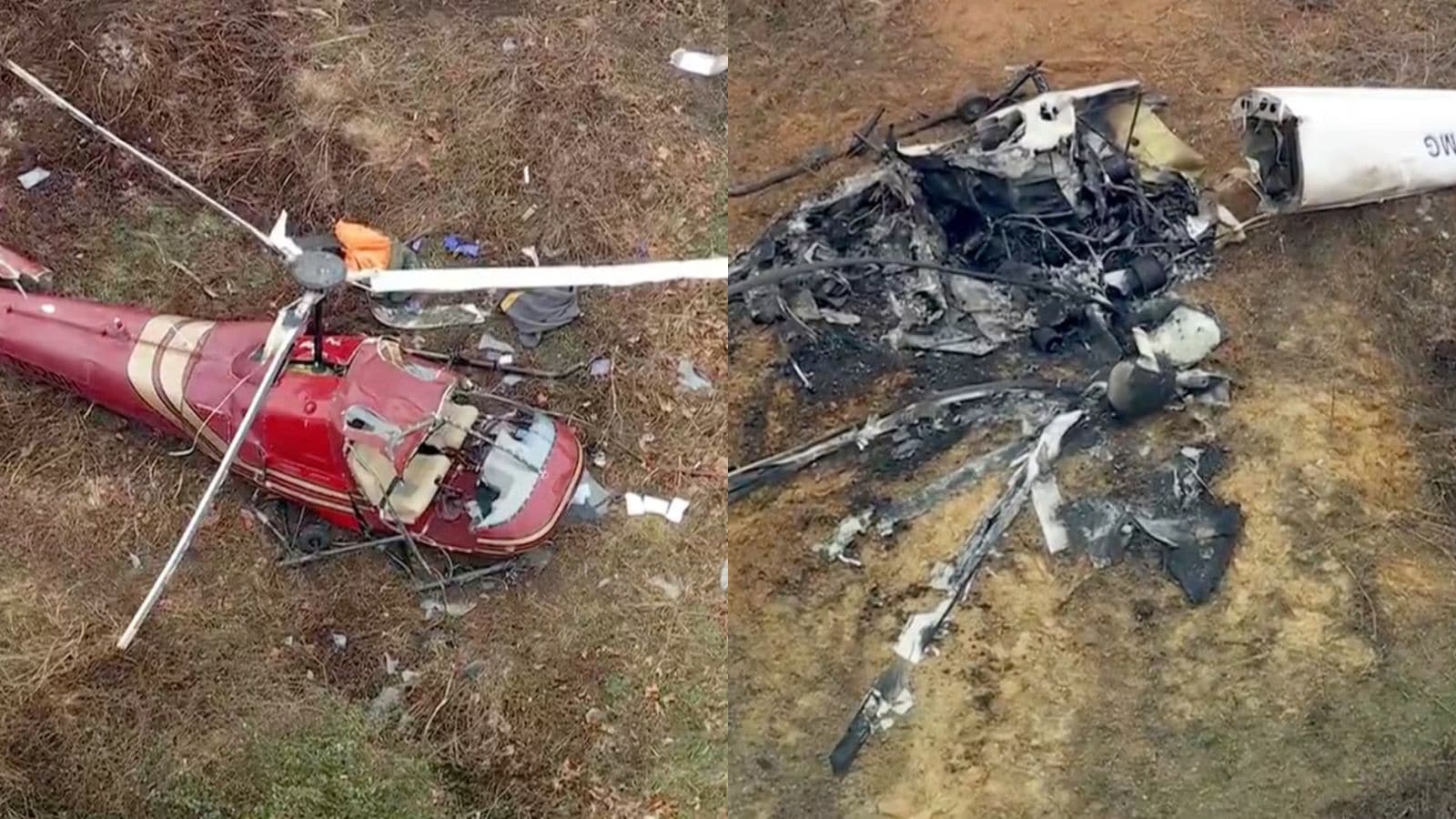 Mid-air helicopter collision in New Jersey