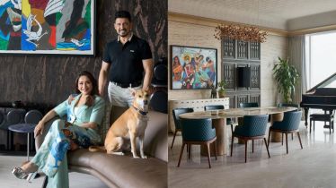 Madhuri Dixit's Rs 48 crore sea-facing Mumbai apartment is a minimalist's dream come true. (Image source: Madhuri Dixit/Instagram)