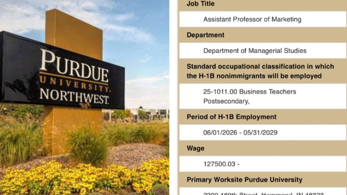 Purdue University and Indiana University are both using H-1B visas to fill data science and software engineering roles, according to The Fix