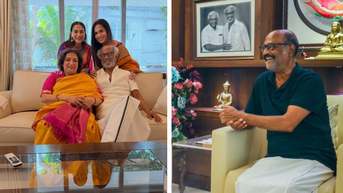 As Rajnikanth turns 75, here's a look at the actor's traditional and classy abode in Poes Garden. (Image source: Aishwarya Rajnikanth/Instagram) As Rajnikanth turns 75, here's a look at the actor's traditional and classy abode in Poes Garden. (Image source: Aishwarya Rajnikanth/Instagram)
