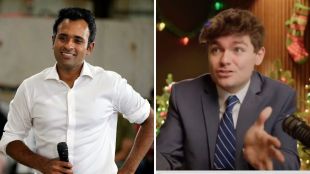 Democratic Congressman Ro Khanna speaks out against far-right activist Nick Fuentes over racist remarks targeting Vivek Ramaswamy and Usha Vance.