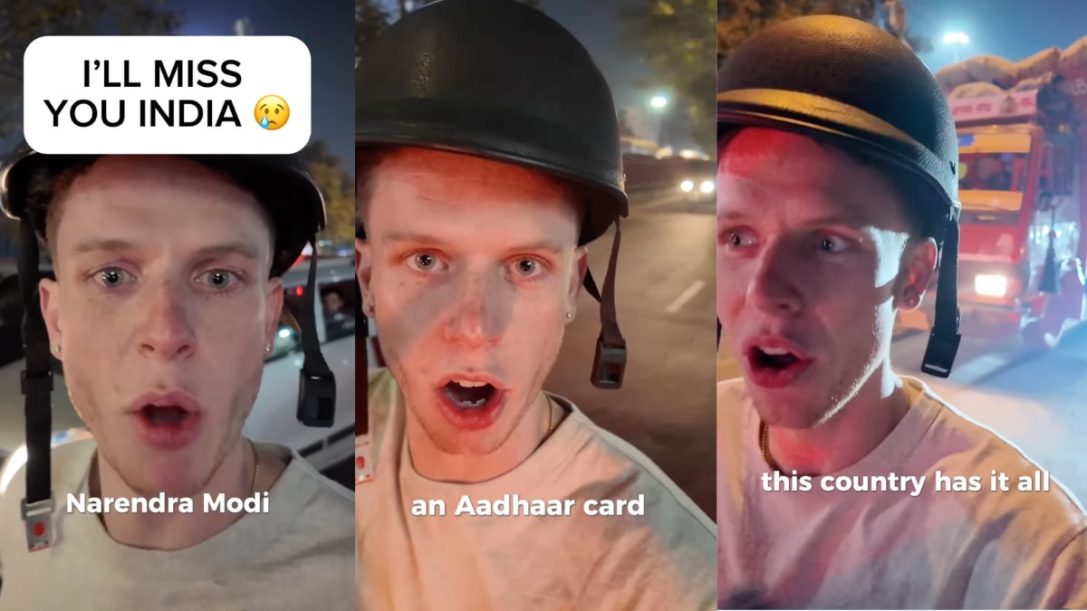 A vlogger from the United States appealed to Prime Minister Narendra Modi on his last day in India for an Aadhaar card, saying that “India has it all”.
