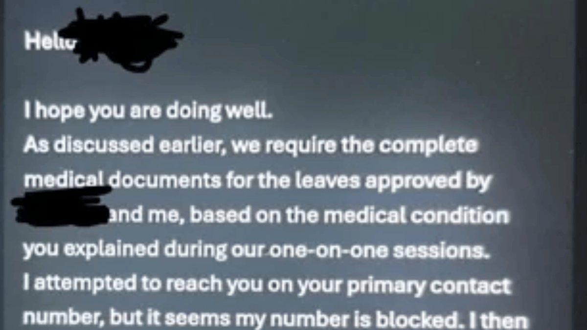 Employee Frustrated Over Medical Leave Documentation Requests