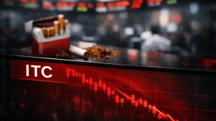 ITC share price crash after cigarette tax hike January 2026