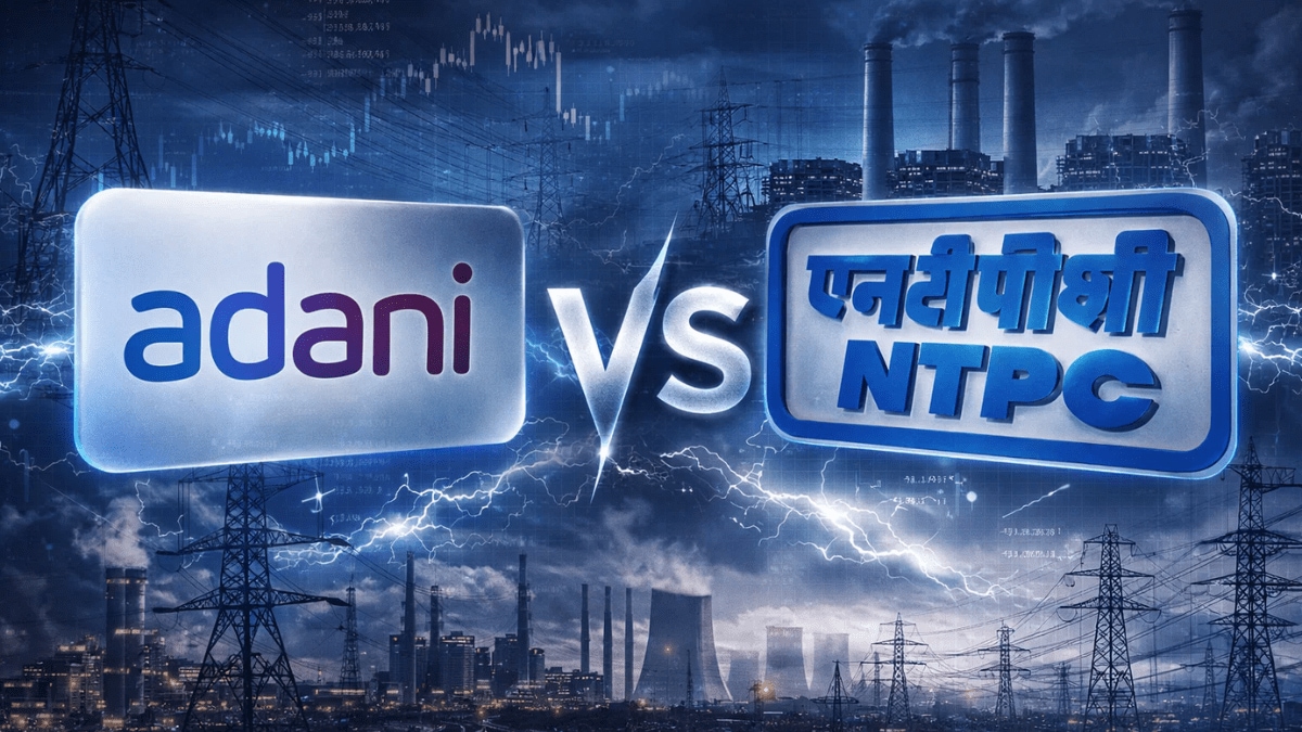 Adani Power vs NTPC share price and results comparison, financial performance, revenue, valuation, dividends and capacity expansion in India