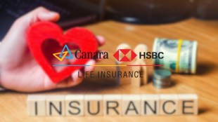 A technical stock chart of Canara HSBC Life Insurance (CANHLIFE) highlighting the 23% upside potential and the Rs180 target price set by Motilal Oswal.