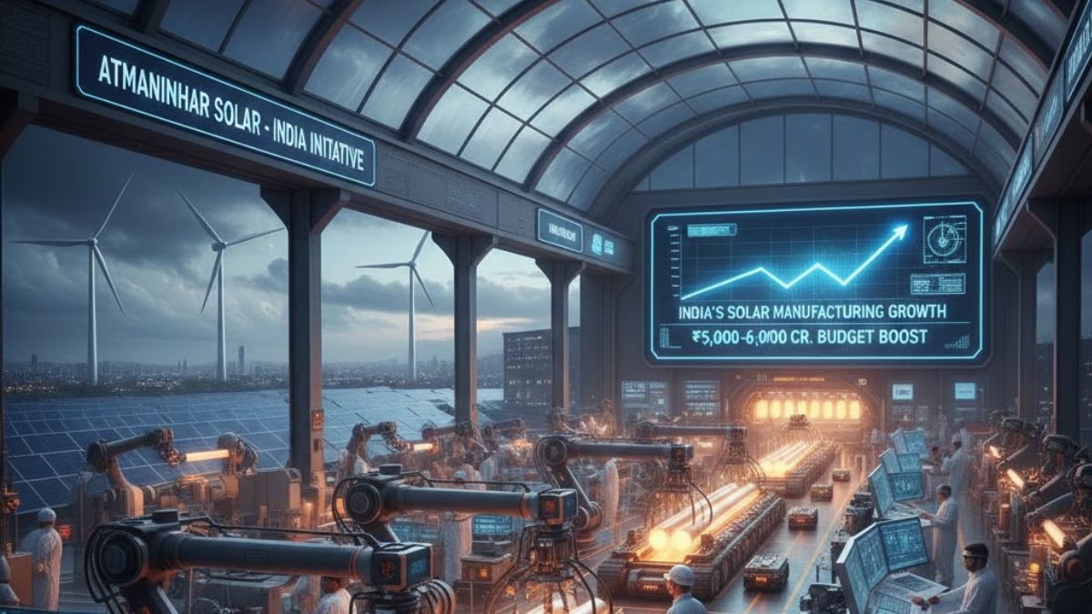 Data shared by the Ministry of New and Renewable Energy (MNRE) shows that India has expanded its solar manufacturing base over the past decade. (AI generated image form Gemini)
