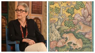 A Family of Cheetahs in a Rocky Landscape, a miniature (29.8 cm x 18.6 cm) by Mughal court artist Basawan, which was sold for a whopping $13.6 million (about Rs 120 crore then) at a Christie's auction in October last year