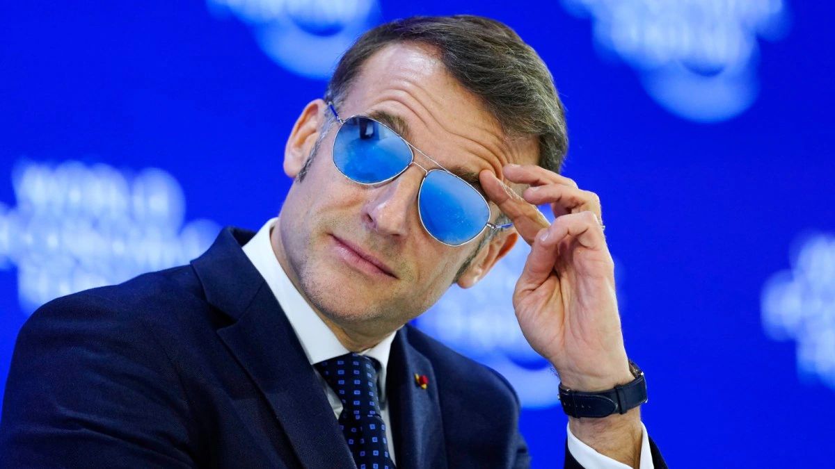 Macron at Davos: “We do prefer respect to bullies, and rule of law to brutality.”