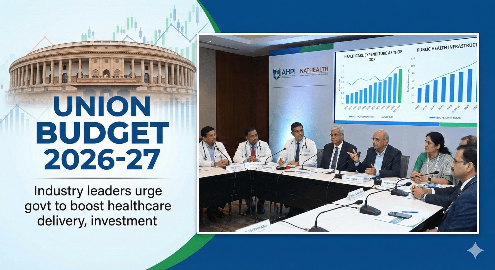 AHPI stressed that underinvestment has direct consequences for healthcare access, especially in rural and semi-urban regions where public facilities remain under equipped and understaffed. (This is an AI generated Image.)