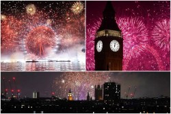 In pictures: Fireworks light up London’s skyline as 2026 begins