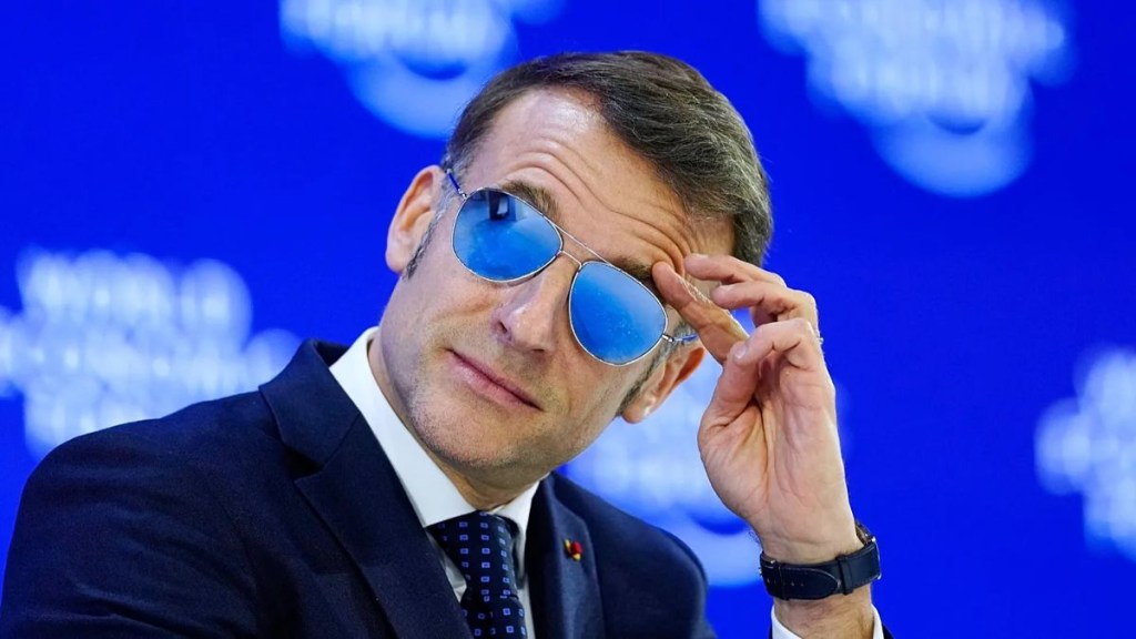 Macron’s Rs 70,000 sunglasses in Davos