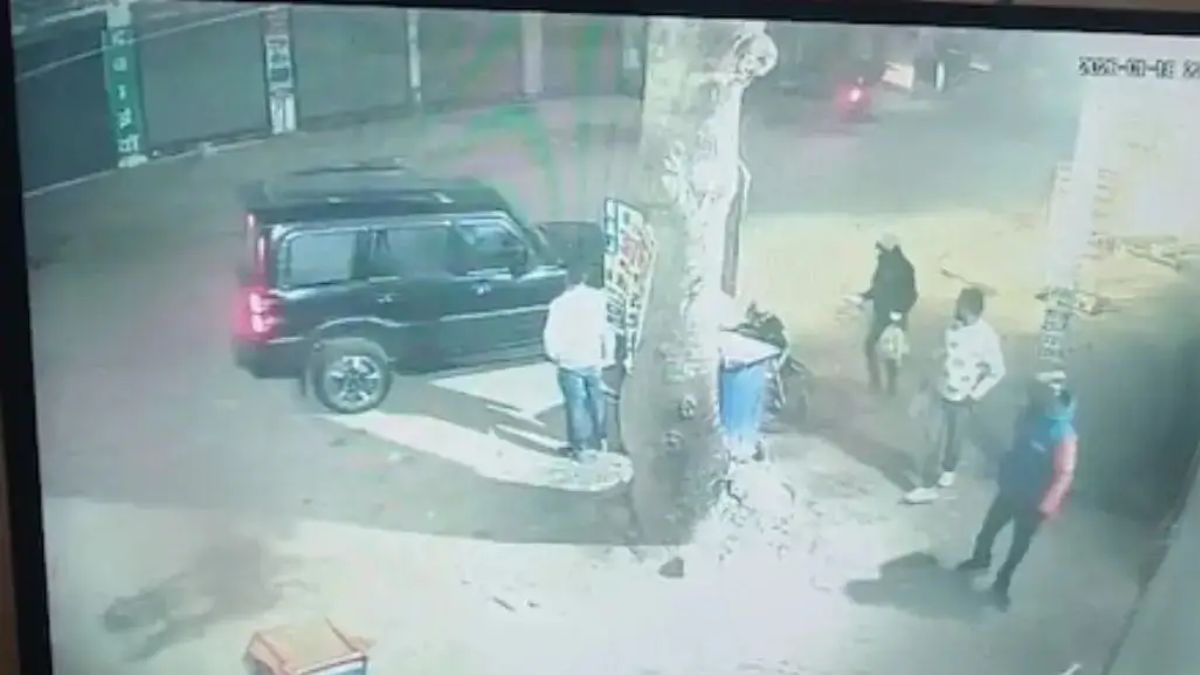 Caught on CCTV: ‘Annoyed’ by bike parking, doctor runs Scorpio over Swiggy delivery agent