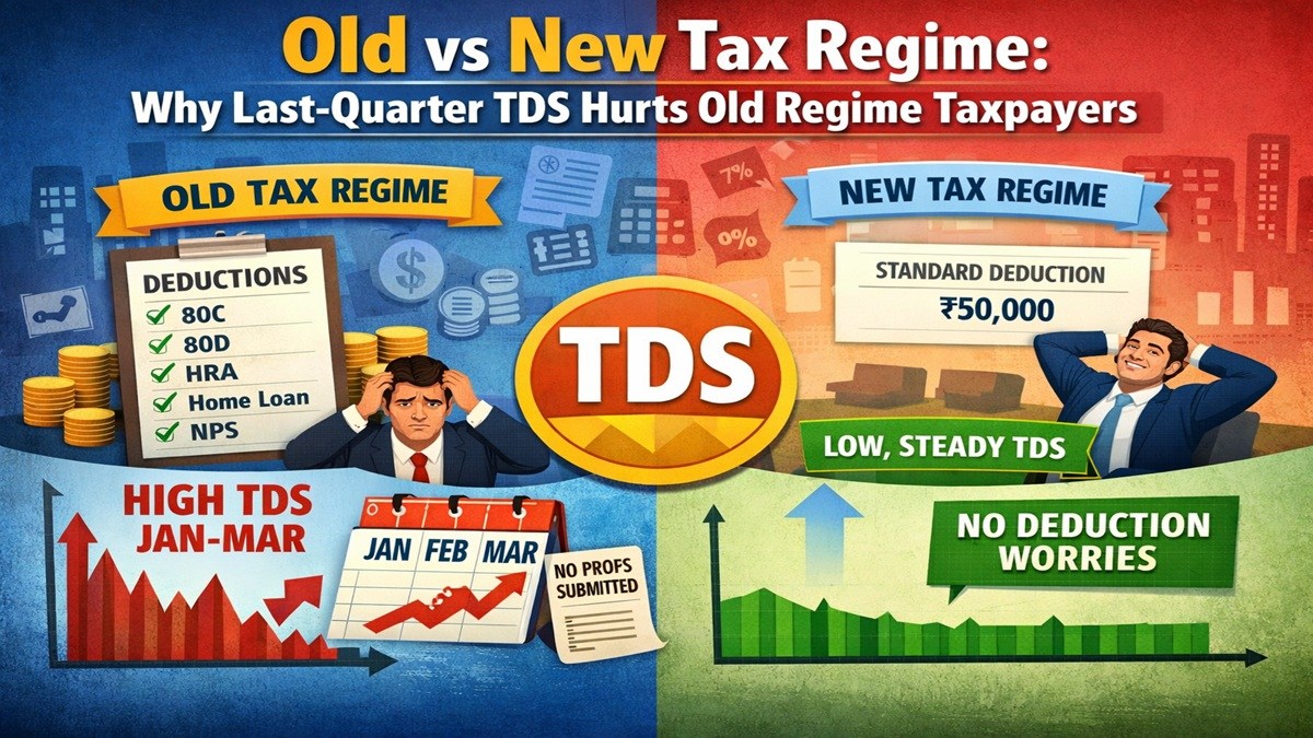 Old Tax Regime: Higher TDS in Last 3 Months