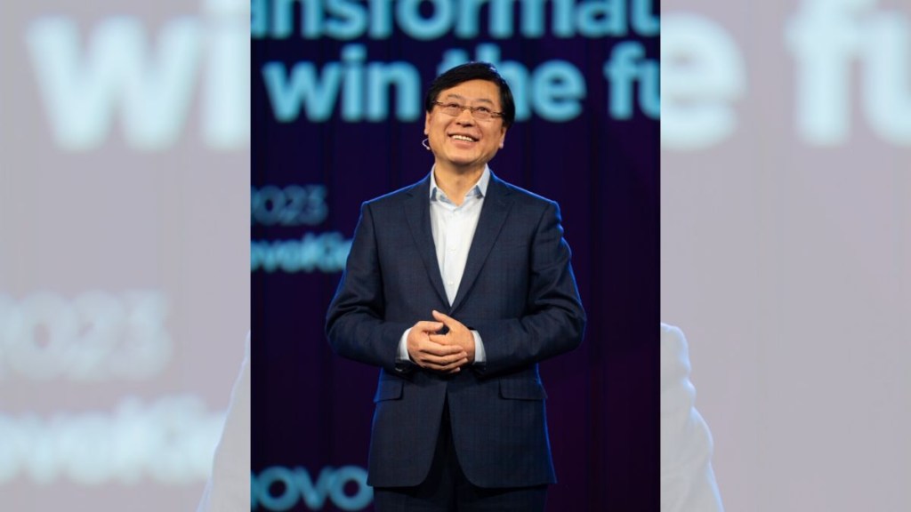AI quote of the day by Lenovo CEO: 'Nobody can escape it. However, AI will not replace you; it will…'