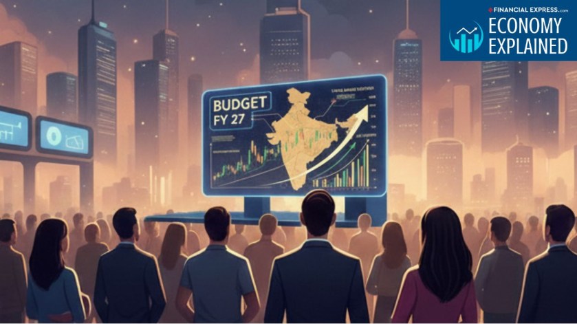 India budget FY27: Balancing fiscal discipline with defence capex and consumption. (AI generated image from Gemini)