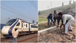 ‘Rukwa diye Vande Bharat’: Viral video claims logs placed on tracks, sparks strict action calls