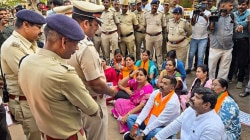 BJP worker ‘disrobed’ during arrest? Woman and police trade charges in Hubballi incident