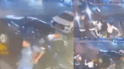 Video shows terrifying moment car jumps divider, crashes in restaurant wall in Bengaluru | WATCH