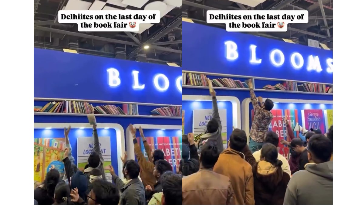 New Delhi World Book Fair viral loot video