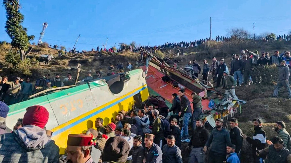 14 dead, 20 injured after bus plunges into deep gorge in Himachal; PM Modi announces Rs 2 lakh ex-gratia for each victim