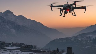 The unmanned aircraft system was spotted around 6:10 am as it hovered briefly over the Digwar area of Poonch district.