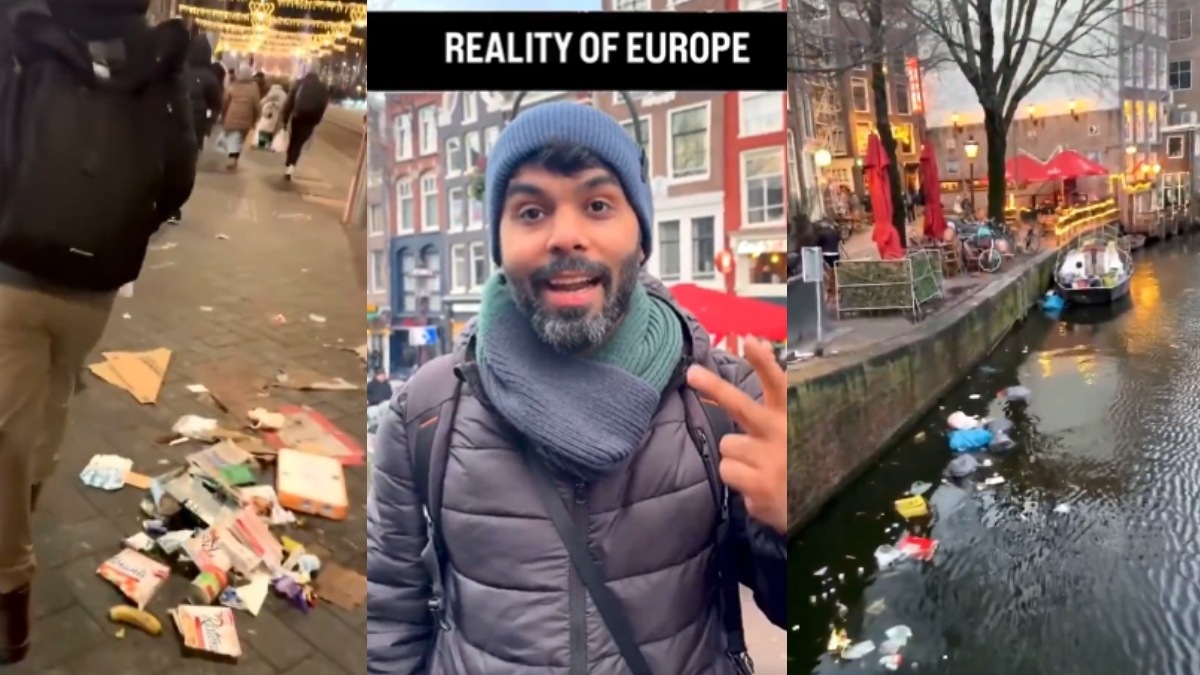 Indian vlogger’s viral Europe video exposes filthy streets, crime behind scenic views