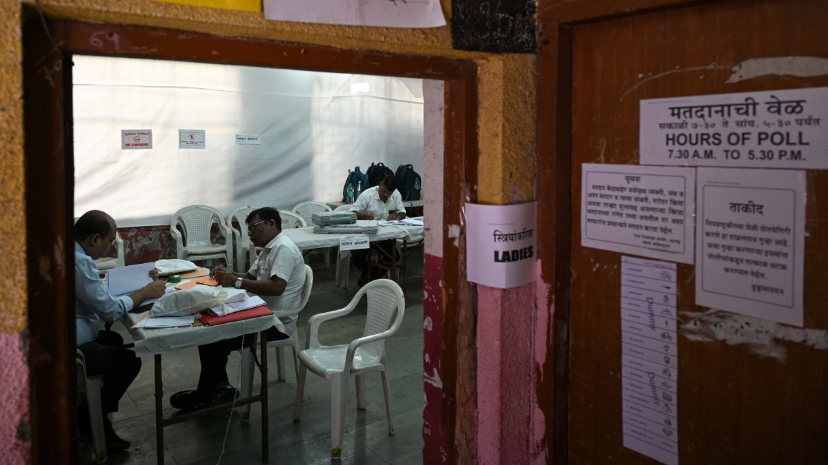 Maharashtra Local Body Election turnout percentage 2026 vs 2017