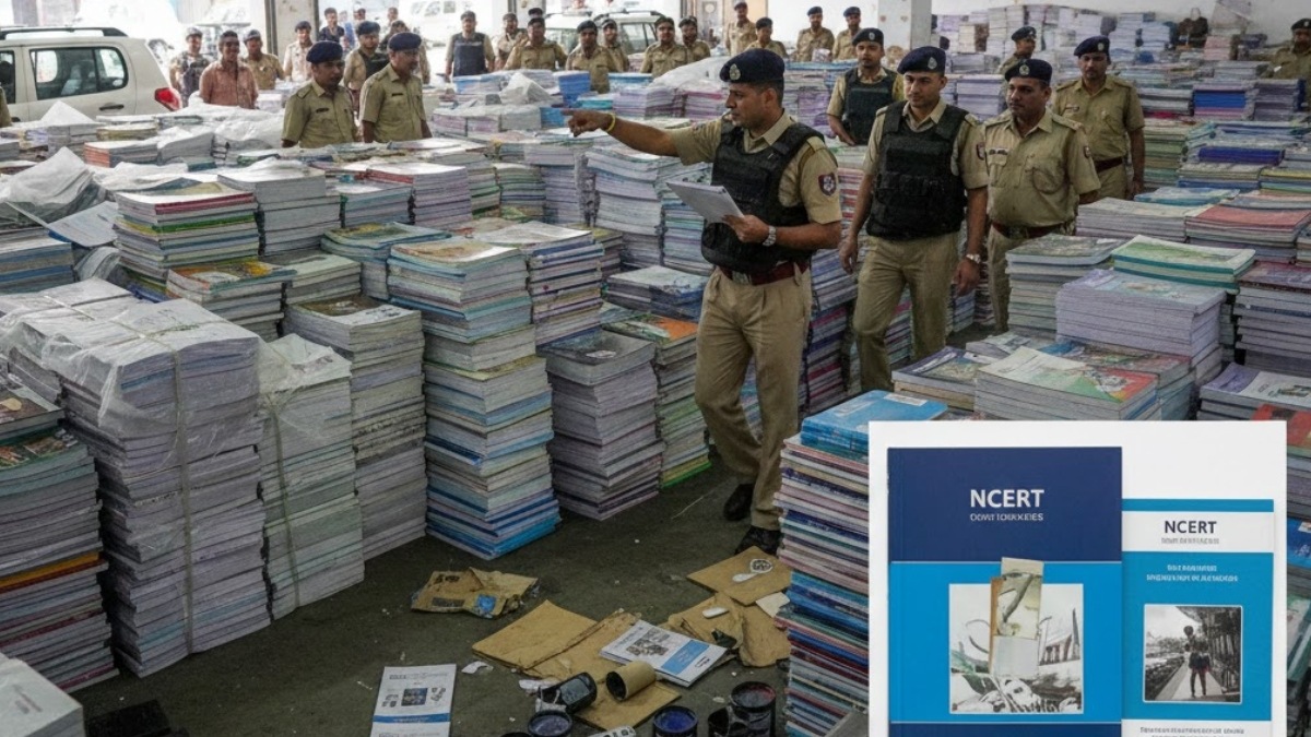 32,000 fake textbooks seized as NCERT, Delhi Police bust major pirated book racket in Ghaziabad 