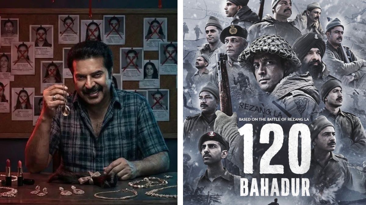Friday OTT releases: From Farhan Akhtar's 120 Bahadur to Mammootty's Kalamkaval. (Image source: X)