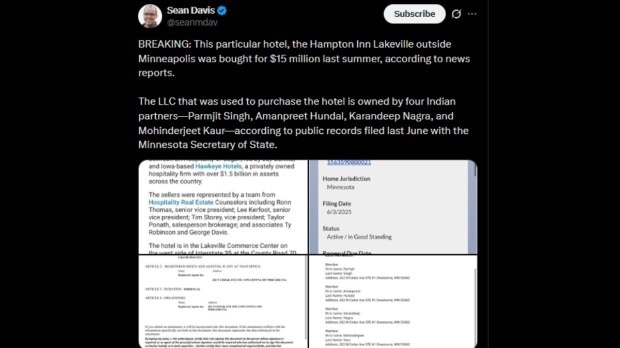 DHS Hilton Hotel controversy