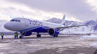 Indigo's flight operations have come to a halt in Leh as heavy snowfall and bad weather conditions continue to plague the region. (Image source: Tarun Shukla/LinkedIn)