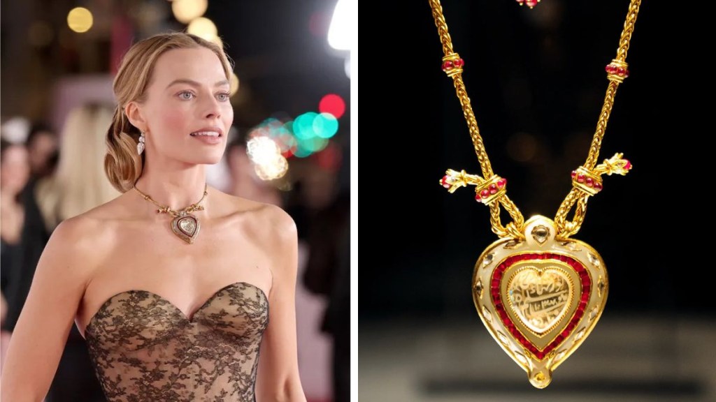 Margot Robbie recently wore a .8 million necklace to the premiere of her latest film Wuthering Heights - a piece with a surprising Mughal connection. (Image source: X)