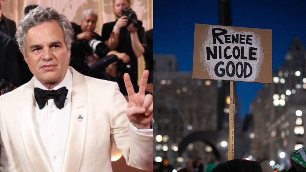 Mark Ruffalo Golden Globes Be Good Pin